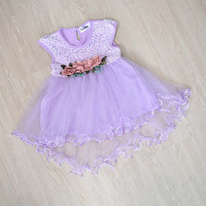 Newborn: Baby Girl Ruffle Princess Dress