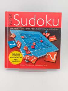 Super Sudoku: Over 200 Puzzles -- Easy, Medium, Difficult, and Fiendish! by Mart&hellip;
