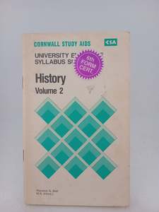 European History: University Entrance history, volume II by Warwick G. Bell