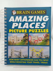 Games: Brain Games: Amazing Places Picture Puzzles by Unknown
