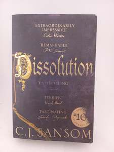 Historical Fiction: Dissolution (The Shardlake Series) by C. J. Sansom