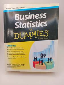 Business Statistics For Dummies by Alan Anderson
