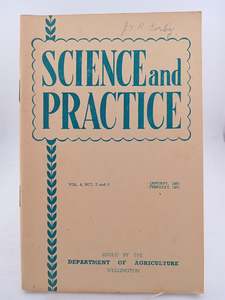 Science and Practice (Volume 4 no 5 & 6) January/February 1951 by Department Of Agriculture