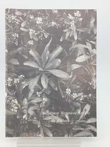 Wellington Botanical Society (Bulletin No 44 - November 1988) by Colin Ogle(Editor)