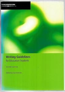 Reference: Writing Guidelines For Education Students by Lisa Emerson