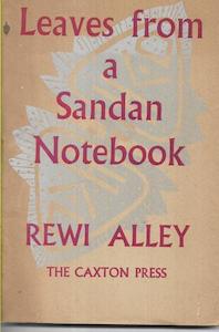Nz Poetry: Leaves From A Sandan Notebook by Rewi Alley