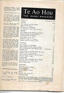 Te Ao Hou: The Maori Magazine June-August 1967 Number 59