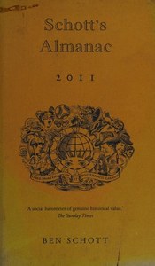 Schott's Almanac 2011 by Ben Schott