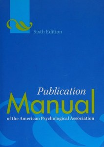 Publication Manual Of The American Psychological Association by American Psychol&hellip;