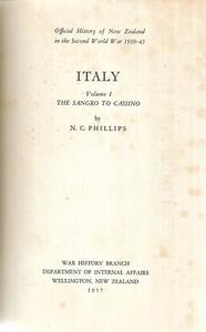 Italy : Volume 1, The Sangro To Cassino : Official History Of New Zealand In The&hellip;