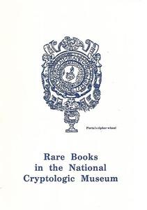 Rare Books In The National Cryptologic Museum