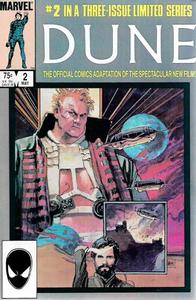 Graphic Novels: Dune #2 - Marvel comics 1985 by Ralph Macchio and Bill Sienkiewicz