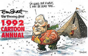 Humour: The Evening Post 1992 Cartoon Annual by Tom Scott