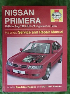 ’90-99 Nissan Primera workshop manual – Books and Toys