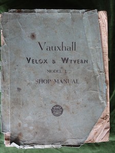 1949 Vauxhall workshop manual – Books and Toys