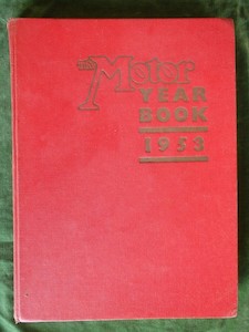 1953 The Motor Year Book – Books and Toys