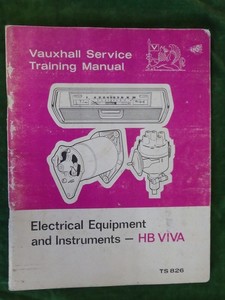 Products: Vauxhall Viva HB electrical manual – Books and Toys