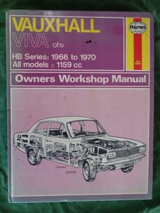 Vauxhall Viva HB workshop manual – Books and Toys