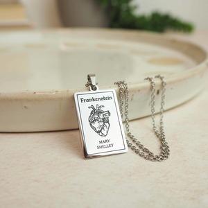 Bookish Accessories: Frankenstein Book Necklace