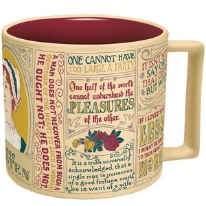 Bookish Accessories: Jane Austen Quotes Coffee Mug