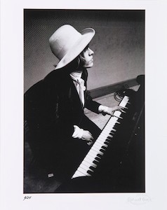 Blinds & Shutters Brian Jones Playing the Piano, London 1967 Fine Art Print
