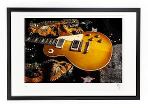 Jimmy Page Les Paul Number One Fine Art Print