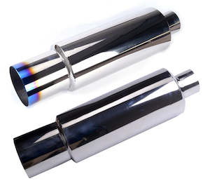 Popular Picks: 4" Big Bore Exhaust Tip / Mufflers (Burnt or Chrome)