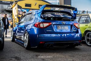 Subaru GH / GRB Varis Rally Rear Spoiler / Wing - Plastic