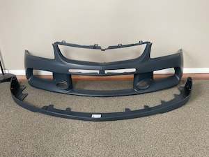 Plastic Spoilers Lips Splitters: Mitsubishi Lancer Evo 9 Front Bumper - PLASTIC (CT9A Evo IX) - 6400B000