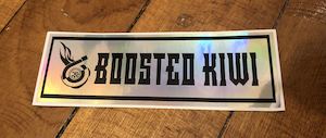 Boosted Kiwi Slap Sticker - Holographic