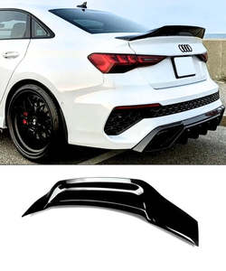 Cosmetics: Audi 8Y A3 / S3 / RS3 Renntech R Style Rear Boot Spoiler / Lip (2021+)
