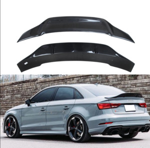 Cosmetics: Audi 8V A3 / S3 / RS3 Renntech R Style Rear Boot Spoiler / Lip (2014 - 2020)