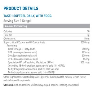 Quell® Fish Oil Ultra Spm – 60 Softgels - Boost Iv
