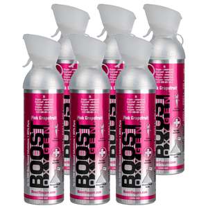 Flavoured Cans: Boost Oxygen Pink Grapefruit - Large 10L - 6 Pack