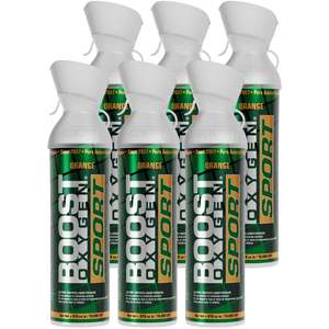 Flavoured Cans: Boost Oxygen SPORT | Orange - Large 10L - 6 Pack