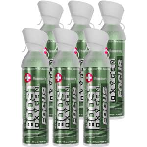 Boost Oxygen FOCUS | Rosemary - Large 10L - 6 Pack