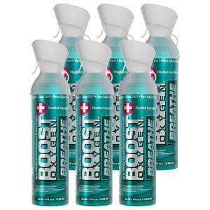Boost Oxygen BREATHE | Menthol-Eucalyptus - Large 10L - 6 Pack