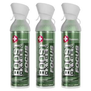 Boost Oxygen FOCUS | Rosemary - Large 10L - 3 Pack