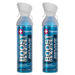 Flavoured Cans: Boost Oxygen REVIVE | Peppermint - Large 10L - 2 Pack