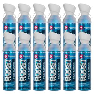 Boost Oxygen REVIVE | Peppermint - Large 10L - 12 Pack