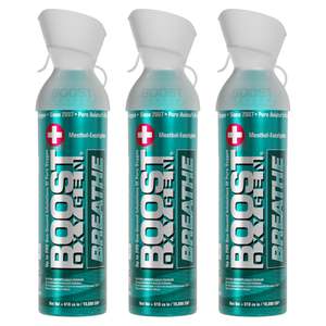 Boost Oxygen BREATHE | Menthol-Eucalyptus - Large 10L - 3 Pack