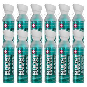 Boost Oxygen BREATHE | Menthol-Eucalyptus - Large 10L - 12 Pack
