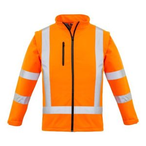 Unisex Hi Vis Full Zip Stretch Taped Hoodie – Boost Promotions