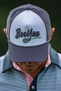 BooYaa Golf Cap - Steffi (Grey,White & Pink)