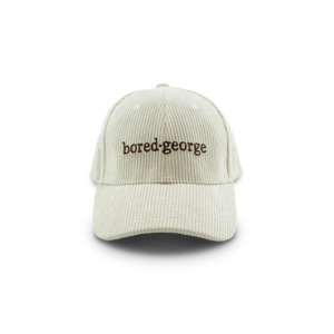 Caps: Cream Cord Cap