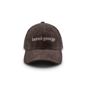 Brown Cord Cap