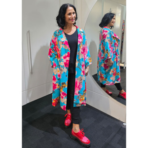 Luna Coat Turquoise