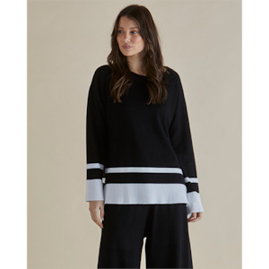 S: Eleanor Knit Jumper Black