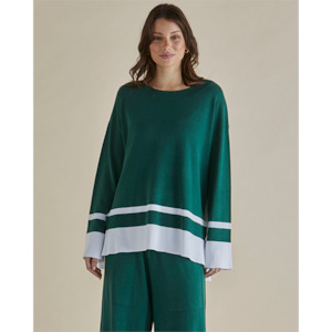 Eleanor Knit Jumper Basil Green