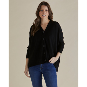 S: Hampton Cardigan Black